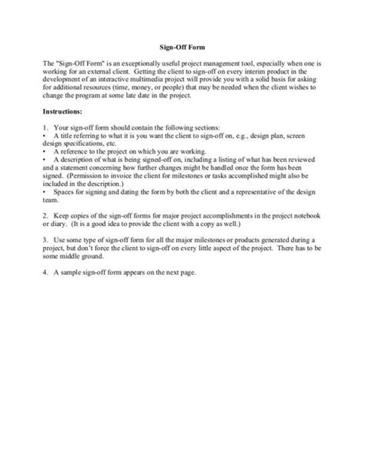 How to write uat sign off email