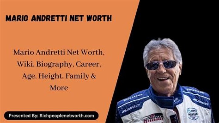 Mario Andretti Net Worth, Income, Salary, Earnings, Biography