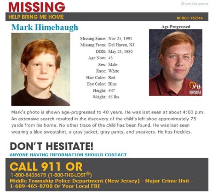 Mark Himebaugh Missing Update 2023: Is He Found Yet or Dead?